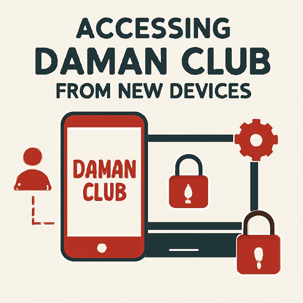 Illustration detailing access procedures for Daman Club