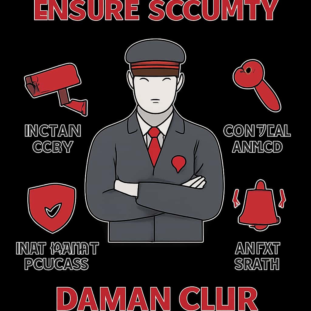 An educational diagram illustrating account security practices for Daman Club.