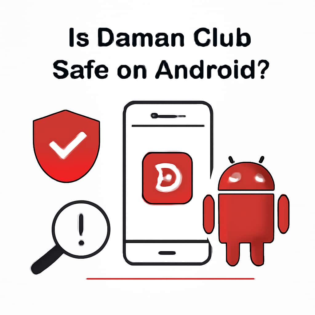 Diagram depicting safety protocols for Daman Club on Android.