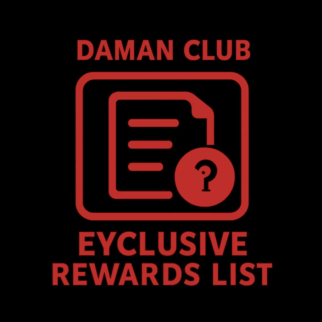 An icon representing the Daman Club Exclusive Rewards List, with neutral design elements.