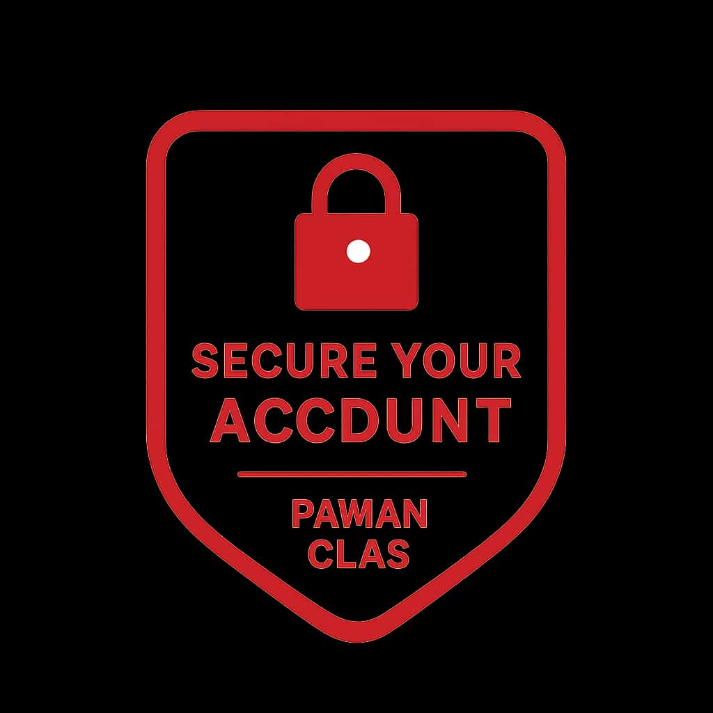 An icon representing account security for Daman Club.