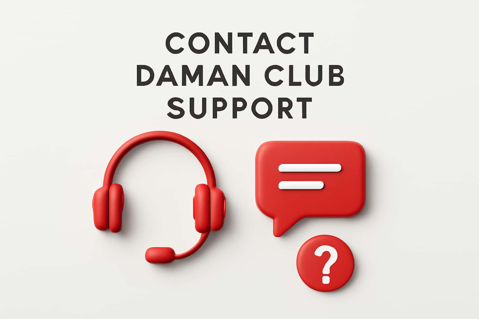 Contact Daman Club Support Interface